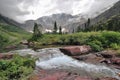 Glacier National Park in Montana Royalty Free Stock Photo