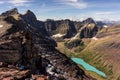 Glacier National Park, Montana. Taken on a climb of Mt. Siyeh. Royalty Free Stock Photo