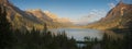 Glacier National Park, Montana, Wild Goose Island at Saint Mary Lake Royalty Free Stock Photo