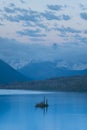 Glacier National Park, Montana, Wild Goose Island at Saint Mary Lake Royalty Free Stock Photo