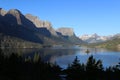 Glacier National Park Saint Mary Lake Royalty Free Stock Photo