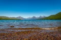 Glacier National Park in summer Royalty Free Stock Photo