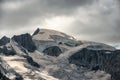 Glacier peaks - Swiss Alps Royalty Free Stock Photo