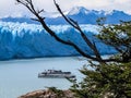 Glacier Perito Moreno, cruise and a nice view Royalty Free Stock Photo