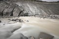 Glacier snout of Vadret Pers in the valley of morteratsch, Switzerland