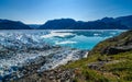 Glacier in a sunny day near Narsarsuaq