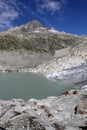 Glacier in Switzerland Royalty Free Stock Photo