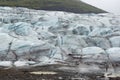 Glacier tongue, Vatnajokull glacier region, south Iceland Royalty Free Stock Photo