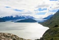 Glacier in Torres del Paine National Park in Patagonia, Chile Royalty Free Stock Photo