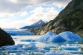 Glacier in Torres del Paine National Park in Patagonia, Chile Royalty Free Stock Photo