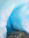 Blue White Glacier Nature Background Royalty Free Stock Photo