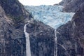 The glacier of Ventisquero Colgante, near the village of Puyuhuapi, Chile.