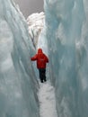 Glacier walk Royalty Free Stock Photo