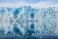 Glaciers melting in Antarctica, beautiful ice landscape with reflection