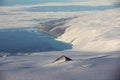 Glaciers on Mount Erebus, Antarctica Royalty Free Stock Photo