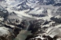 Glaciers, mountains and ice