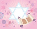 Glad background to the Jewish holiday Royalty Free Stock Photo