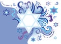 Glad background to the Jewish holiday Royalty Free Stock Photo