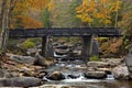 Glade Creek Bridge in Autumn