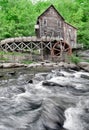 Glade Creek Grist Mill Royalty Free Stock Photo