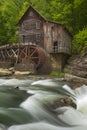 Glade Creek Grist Mill in West Virginia, USA Royalty Free Stock Photo