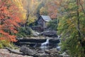 Glade Creek Gristmill in Autumn Royalty Free Stock Photo