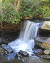 Beautiful mountain Waterfall