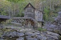 Glades Grist Mill in West Virginia along the parkway. Royalty Free Stock Photo