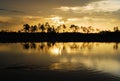 Glades Sunset Royalty Free Stock Photo
