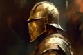 Gladiator helmet armor. Generate Ai