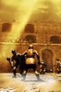 Gladiators fighting Royalty Free Stock Photo