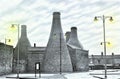 Gladstone Pottery, Stoke-on-Trent bottle Kilns under the lamps