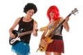 Glam Rock Girls 1 Royalty Free Stock Photo