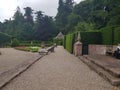 Glamis Castle Gardens Royalty Free Stock Photo