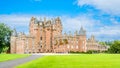 Glamis Castle in a sunny day, Angus, Scotland.