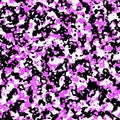 Glamorous camouflage pink, black pattern