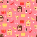 Glamorous chicks pattern