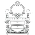 Glamorous Fabulous Baroque Rococo Console Table