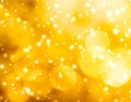 Glamorous gold shiny glow and glitter, luxury holiday background