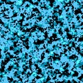 Glamorous large blue, black camouflage pattern