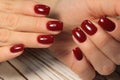 glamorous manicure nails Royalty Free Stock Photo