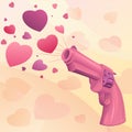 Glamorous pink gun