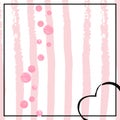 Glamour Template. Pink Dream Effect. Decoration