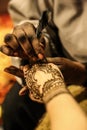 The glamourous of arabic henna art