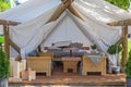 Glamping Tent Royalty Free Stock Photo