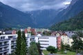 A Glance from Engelberg on Alps