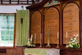 A glance inside St. Peter's Chapel in St. George's, Bermuda Royalty Free Stock Photo