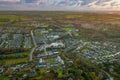 Glanmire village Cork Ireland morning aerial scenery