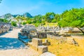 Glanum archaeological park near Saint Remy de Provence in France Royalty Free Stock Photo