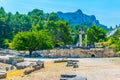 Glanum archaeological park near Saint Remy de Provence in France Royalty Free Stock Photo